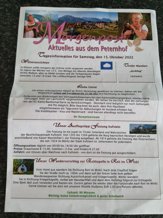 Sonstiges Wohlfühlresort Peternhof