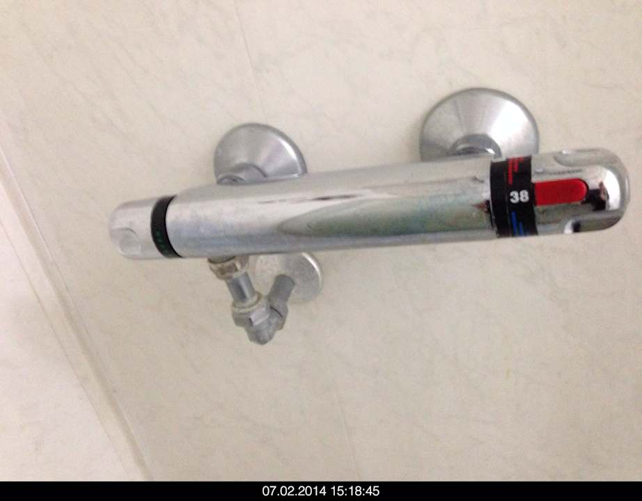 Verkaltkte Duscharmatur The Park Hotel