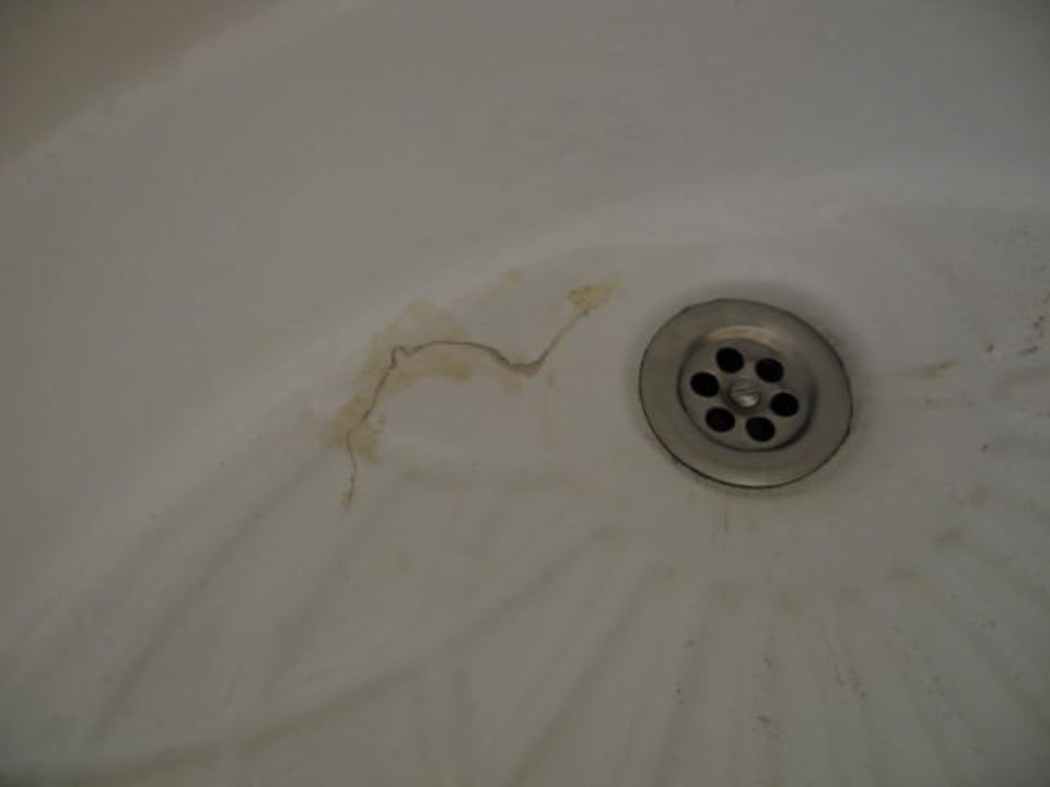 Dusche mit defkter Wanne / Zimmer 710 Aldiana Club Fuerteventura