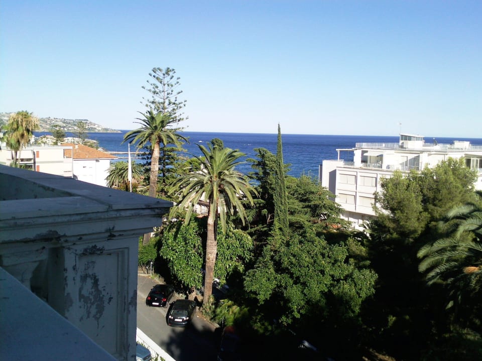 Blick aus unserem Fenster Grand Hotel Des Anglais