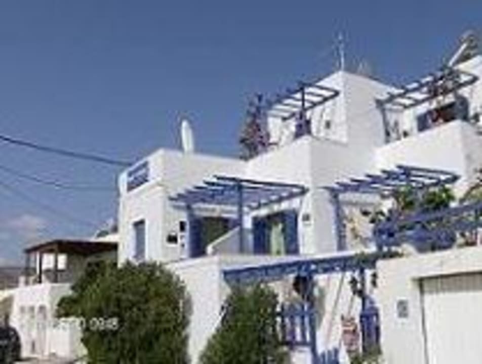 Frontside of Villa Galini, Paros  Villa Galini