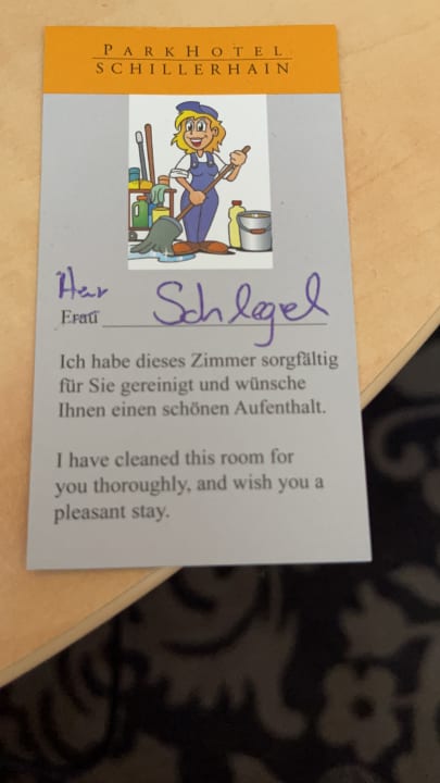Zimmer Parkhotel Schillerhain