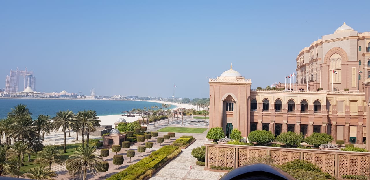 Ausblick Emirates Palace Mandarin Oriental