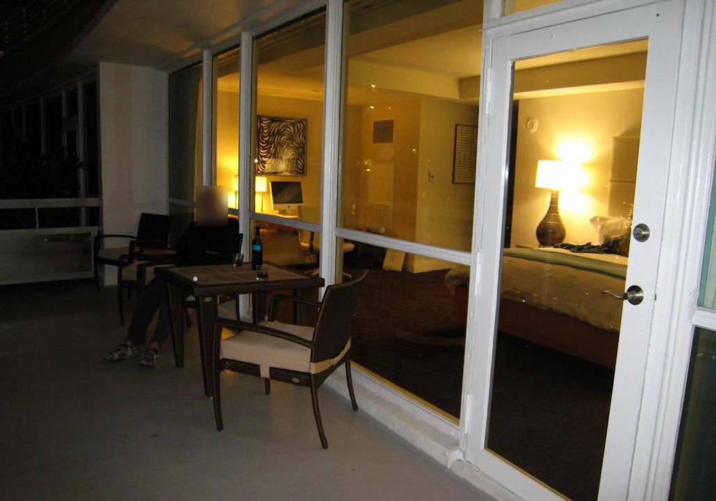 Balcony of Chateau Junior Suite Hotel Fontainebleau Miami Beach