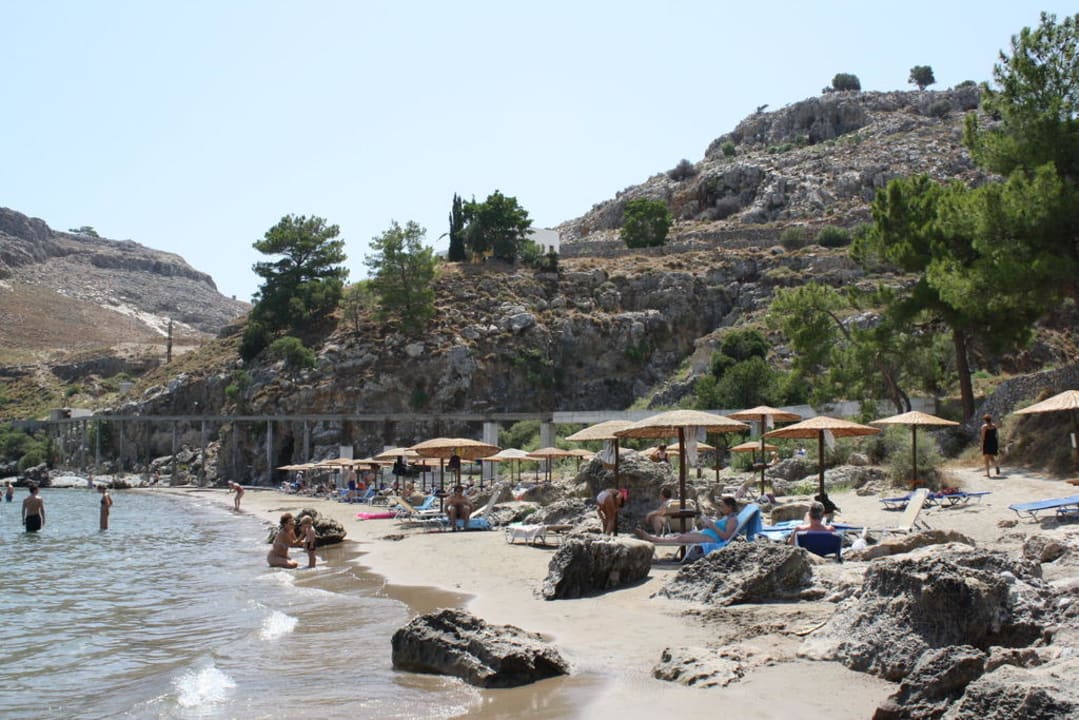 Strand ist eher nicht so toll Lindos Blu, Luxury Hotel & Suites - Adults only