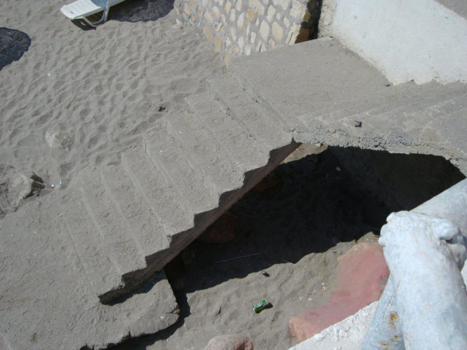 Strandtreppe! Club Hotel Anjeliq