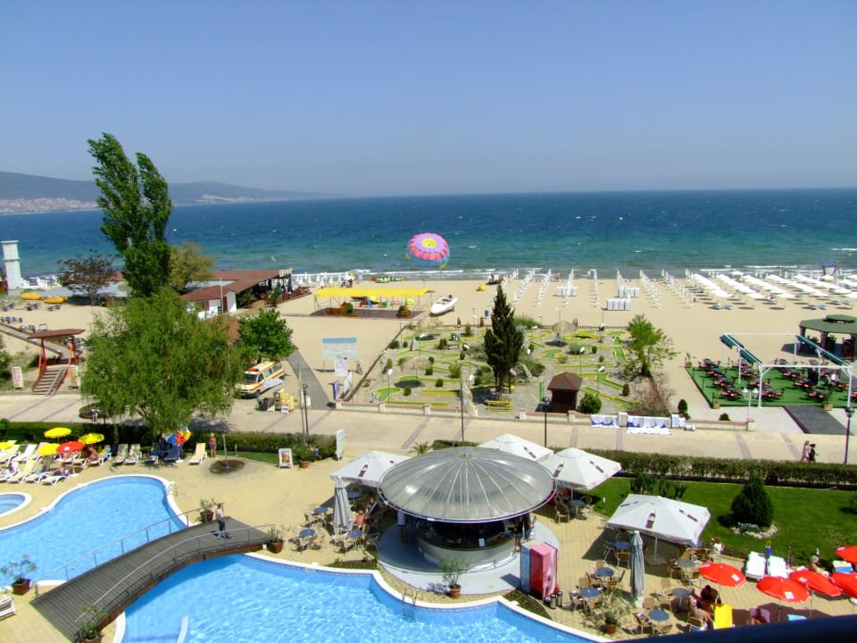 Ausblick vom Balkon Sentido Neptun Beach