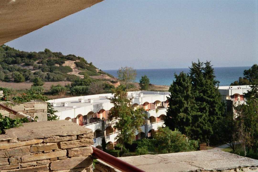 Ausblick vom Balkon Hotel Athos Palace