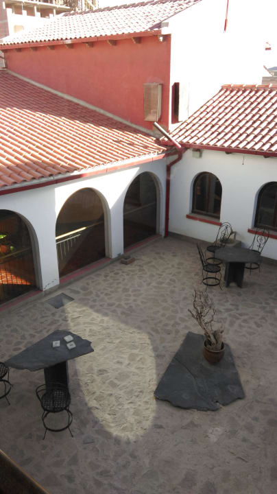 Innenhof Hotel Tambo Aymara