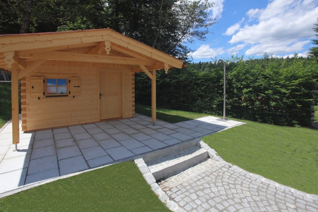 Gartenanlage Gruppenferienhaus Landhaus St.Oswald