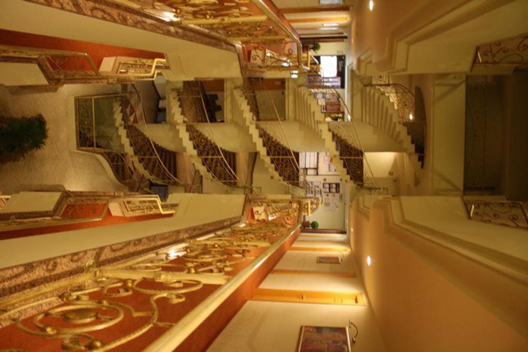 Die tolle Treppe im Hotel Side Sun Hotel