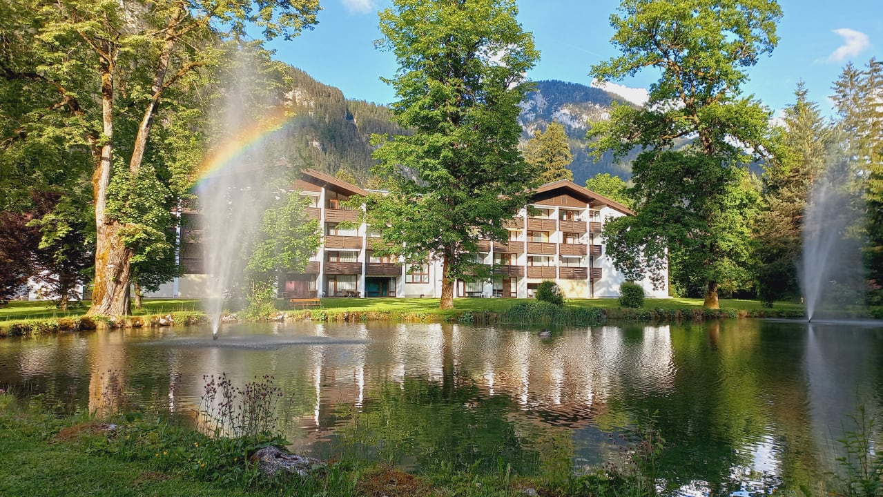 Außenansicht Ferienwohnung Mitterer Schlosspark Grubhof