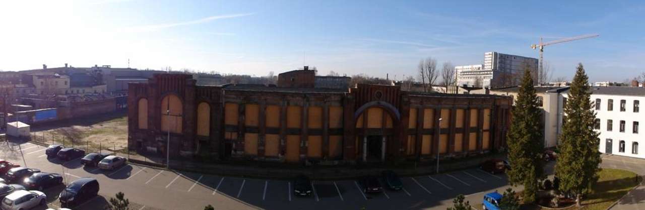 Parking / Hof / podwórko Hotel Focus Łódź