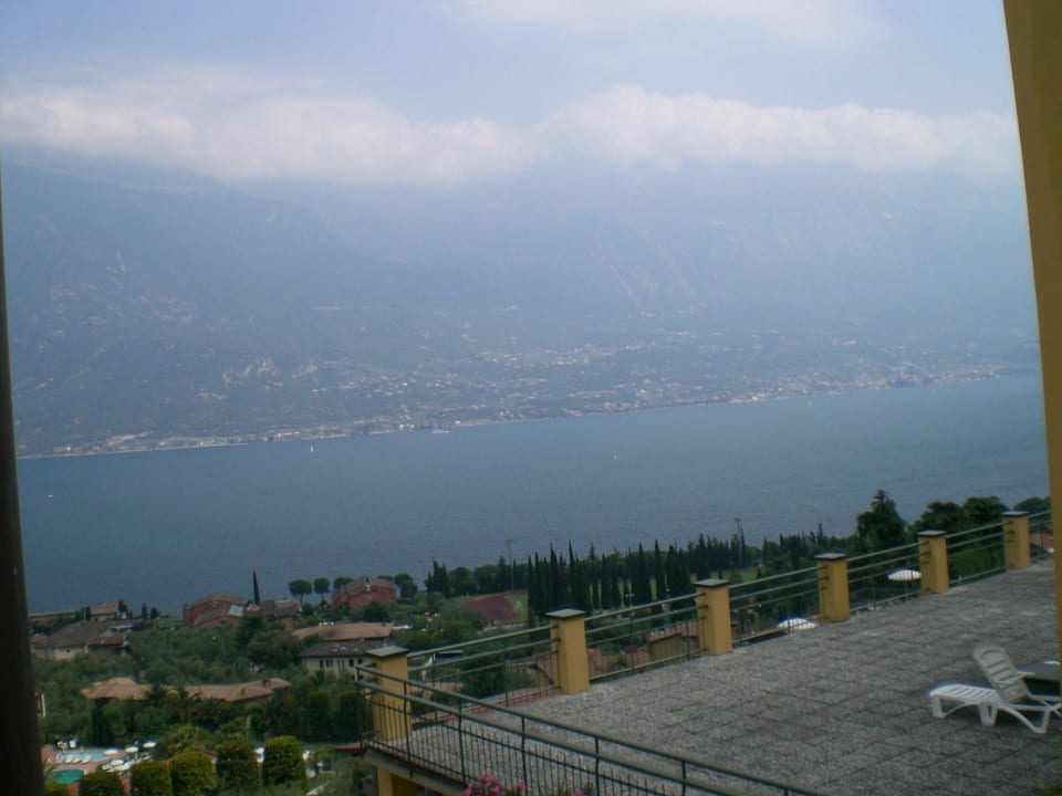 Ausblick von unserem Balkon Hotel Cristina