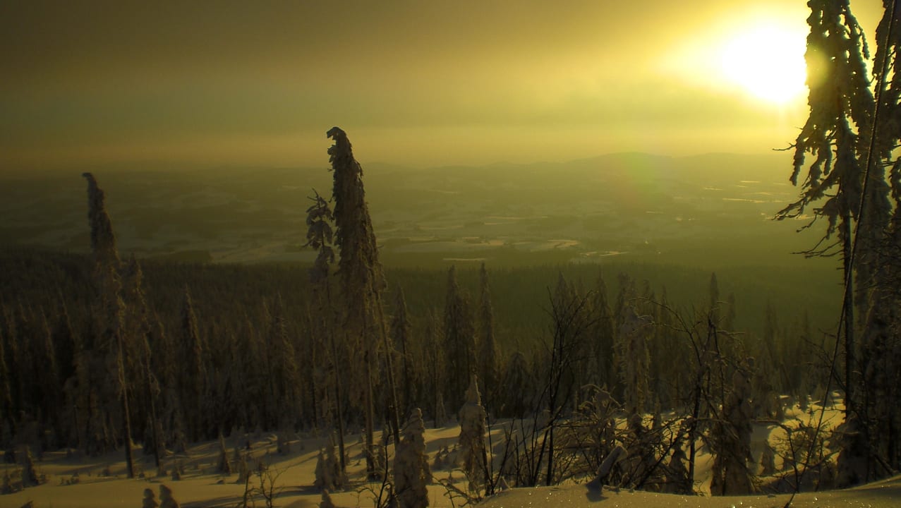 Sonnenuntergang Hotel Bergland-Hof