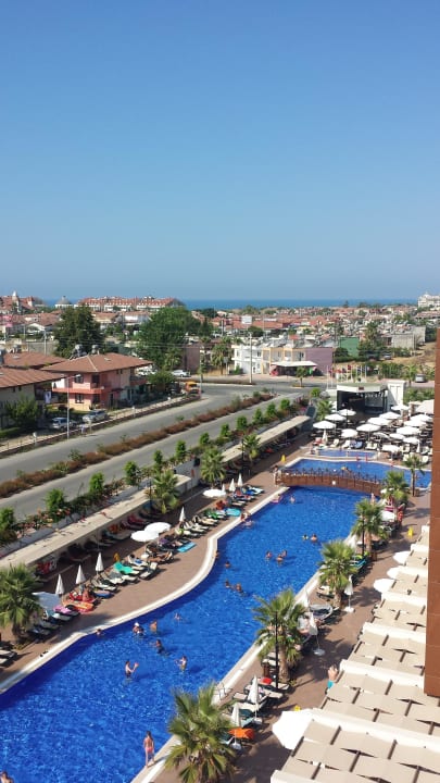 Widok z balkonu Linda Sunny Beach Hotel & Spa
