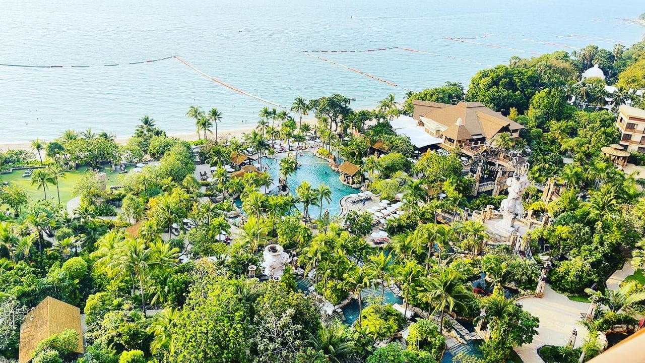 Ausblick Centara Grand Mirage Beach Resort Pattaya