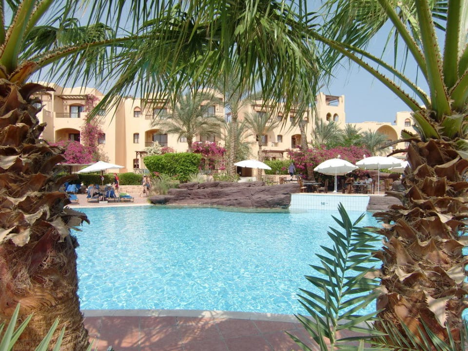 Blick zum Pool Steigenberger Coraya Beach - Adults only