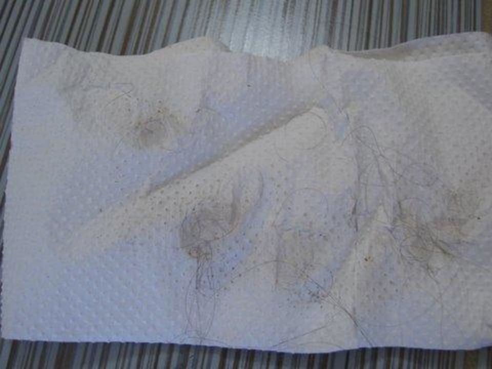 Badezimmer trotz Putzfrau Ormos Atalia Village