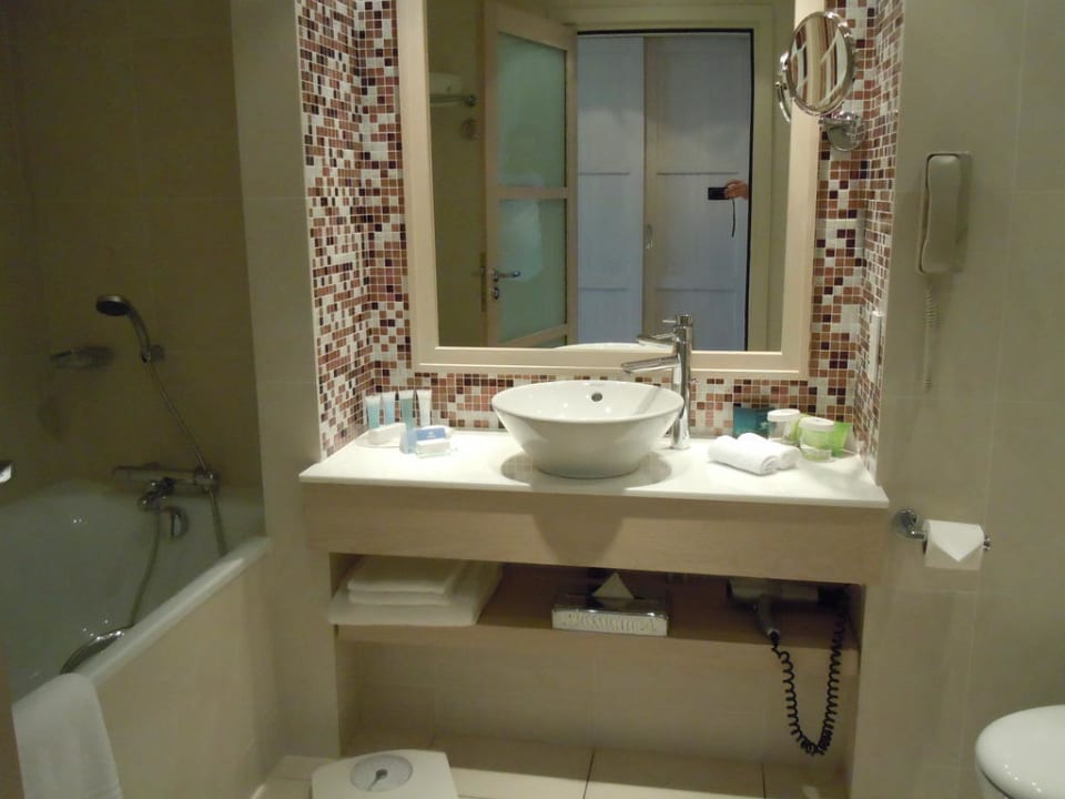 Blick ins Badezimmer Hilton Evian-les-Bains