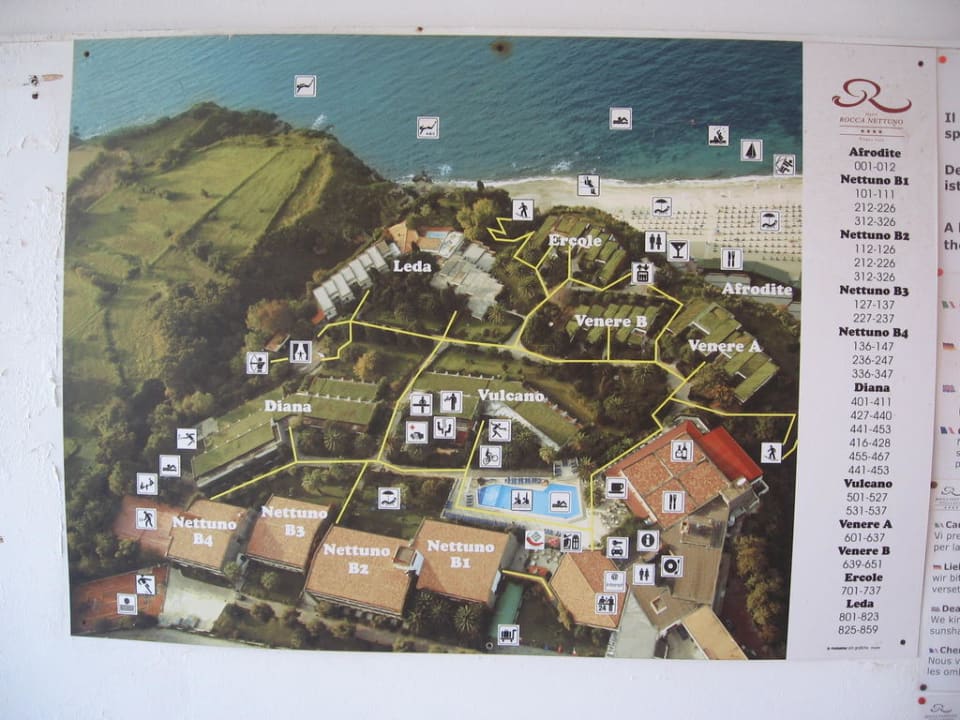 Übersicht der Hotelanlage Aldiana Club Rocca Nettuno Calabria