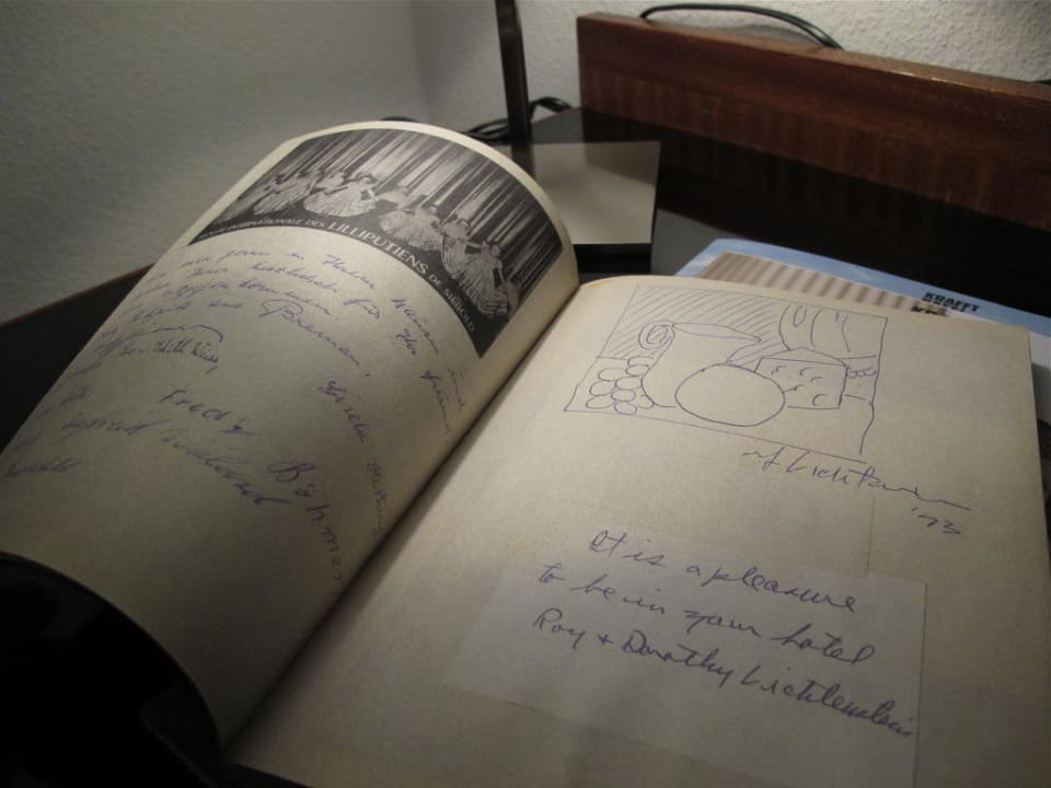 Gästebuch Hotel Krafft Basel