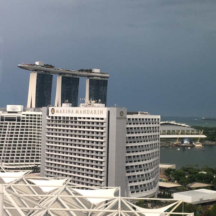 Ausblick JW Marriott Hotel Singapore South Beach