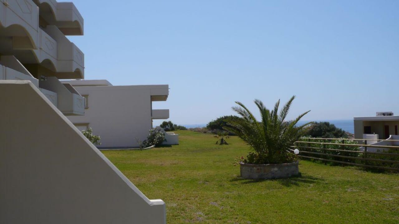 Blick von der Terrasse (Zimmer 331) Hotel Kalithea Mare Palace