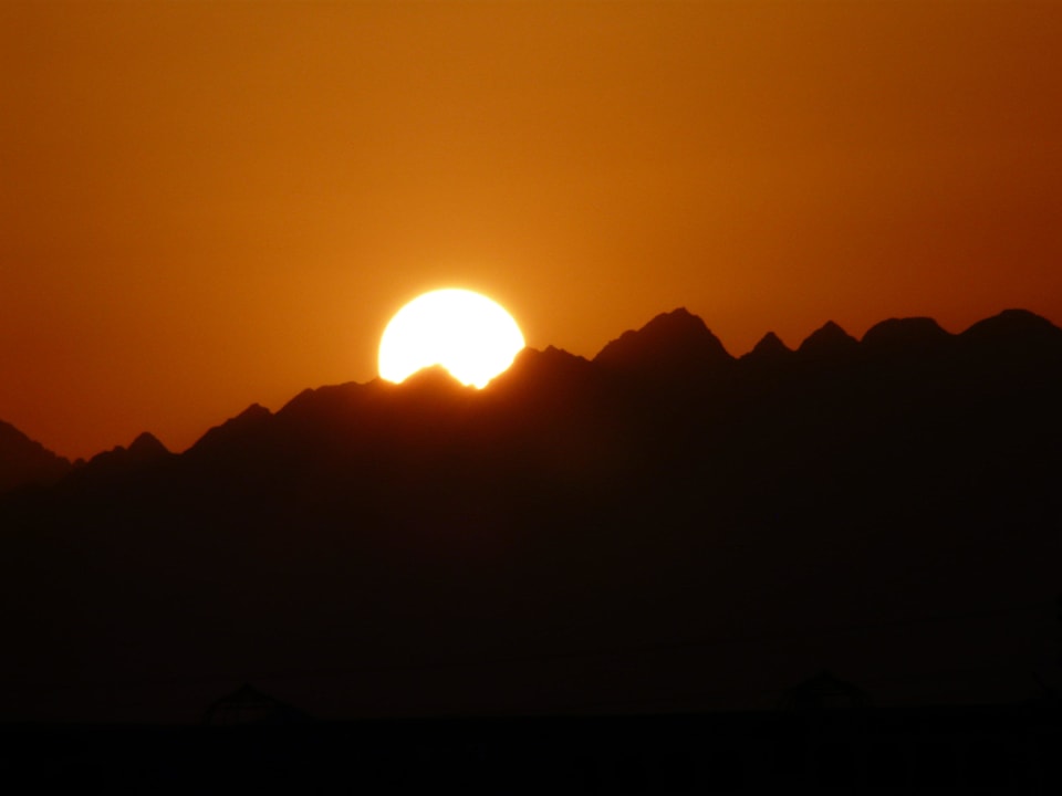 Sonnenuntergang Blick vom Steg Pickalbatros Dana Beach Resort - Hurghada