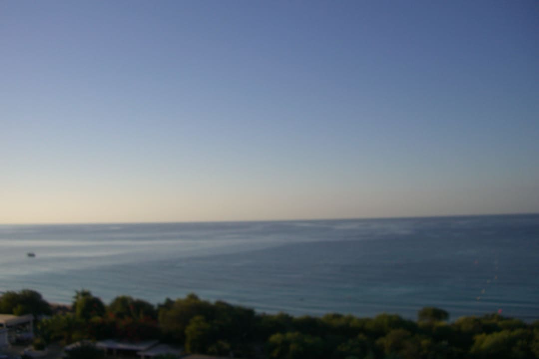 Ausblick aus unserem Zimmer Hotel Grecian Bay