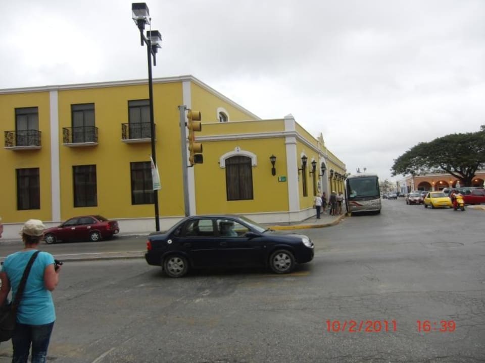 Außenansicht - Vorderseite Hotel Plaza Campeche