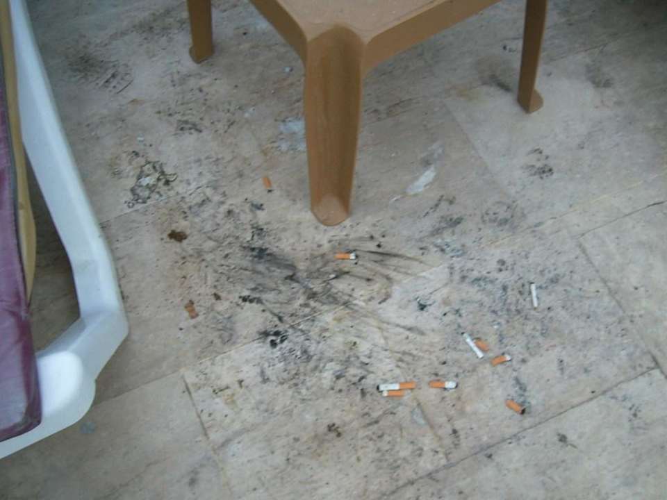 Anblick morgens beim Besuch des Pools Armas Gül Beach