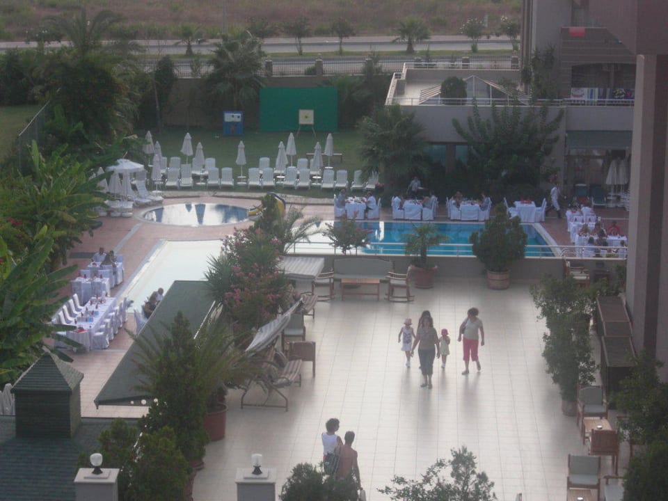 Ausblick Richtung ruhigen Pool Hane Family Resort