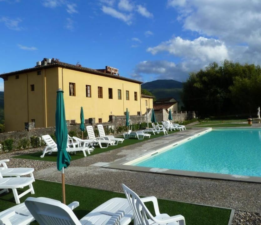 Schwimbbad u. Garten Hotel Villa Cheli