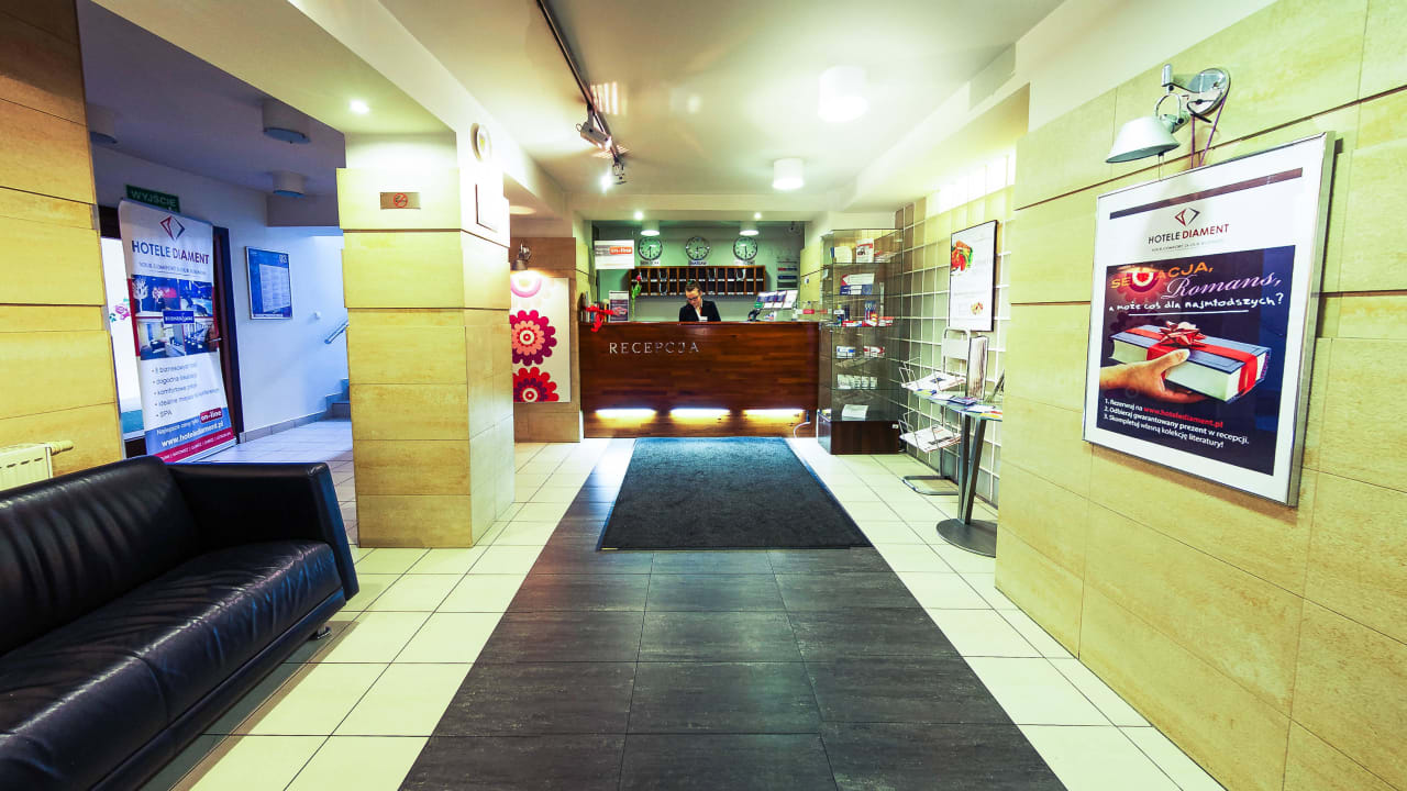 Lobby i recepcja Hotel Diament Economy Gliwice