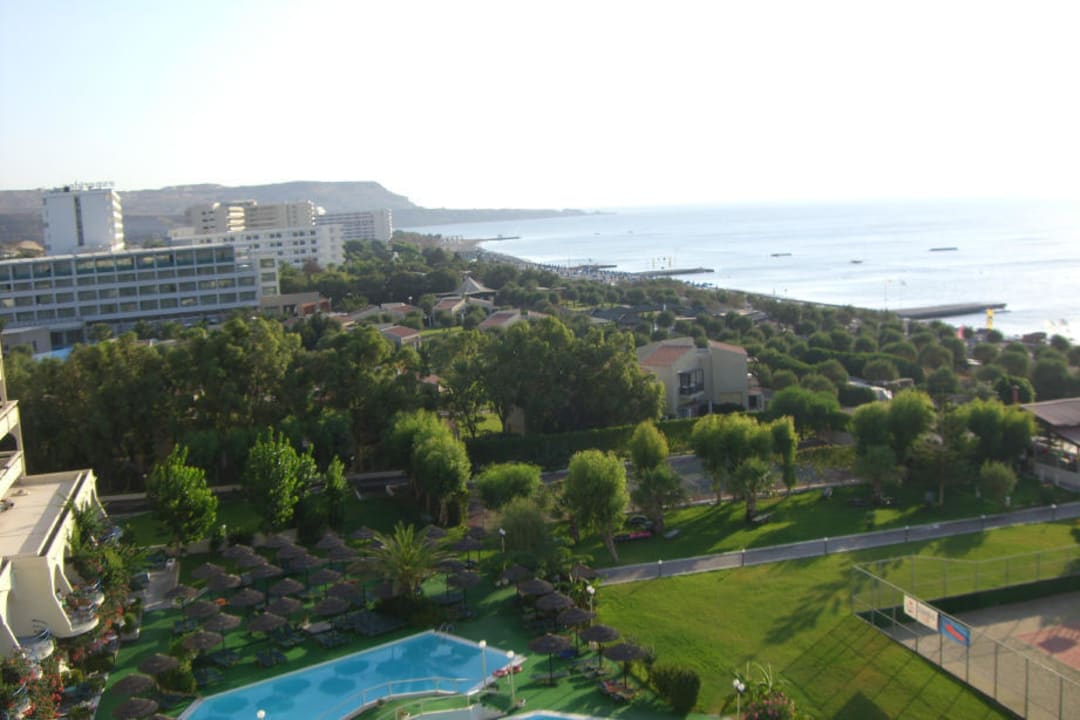Blick vom Zimmer Olympos Beach Hotel