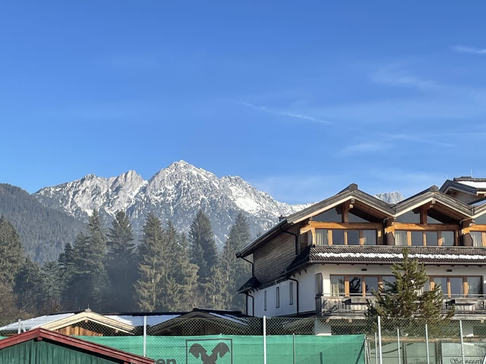 Ausblick Franzlhof Söll am Wilden Kaiser