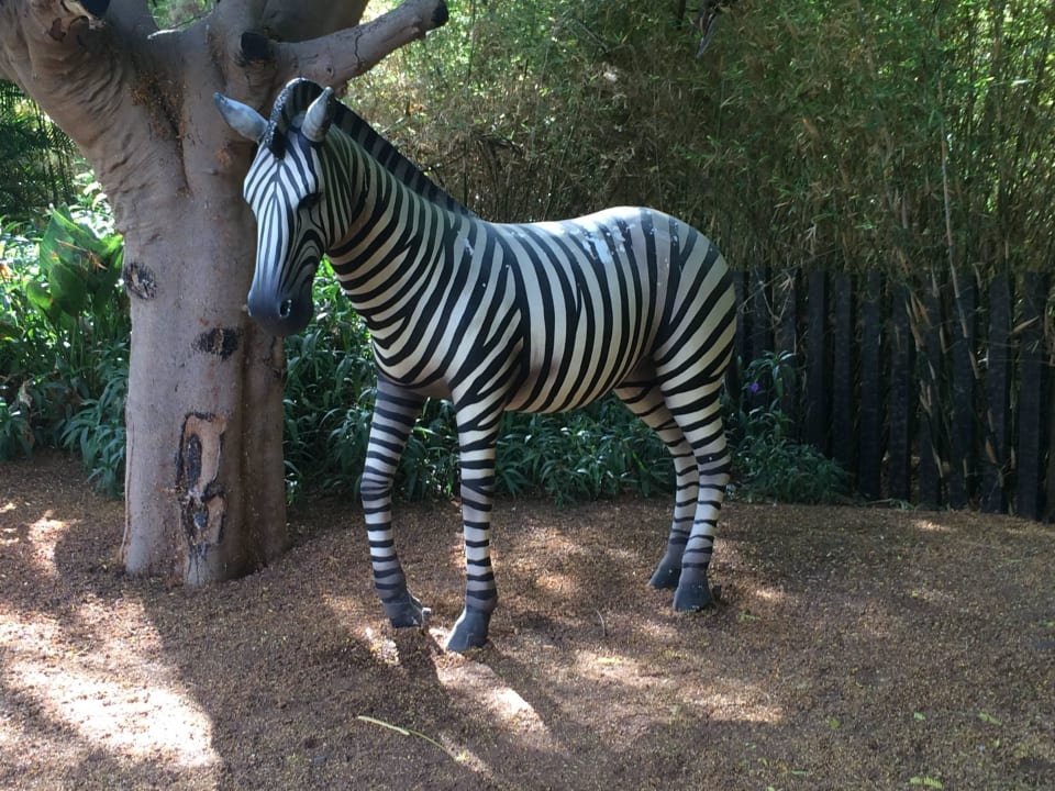 Plastikzebra Lopesan Baobab Resort