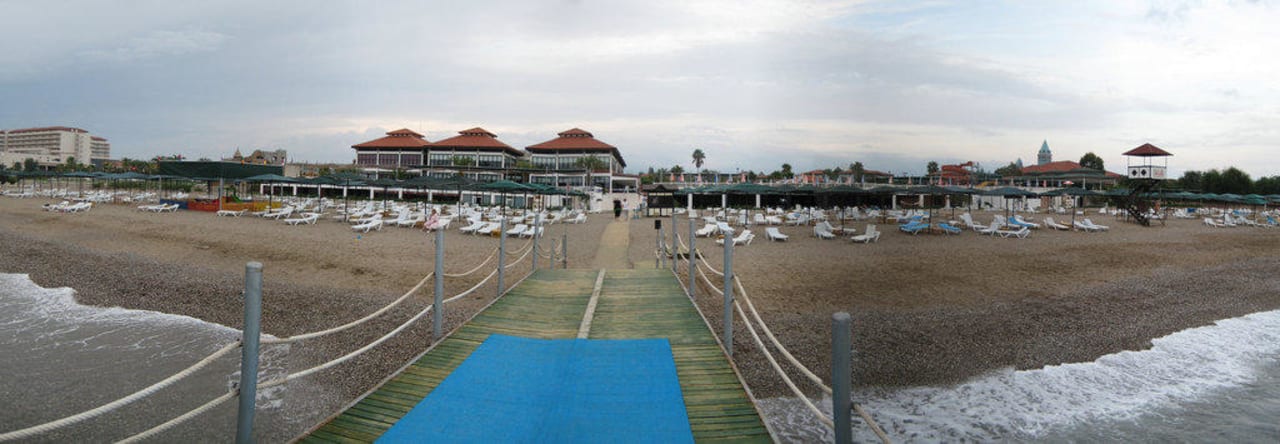 Strandblick vom Steg Hotel Club Nena