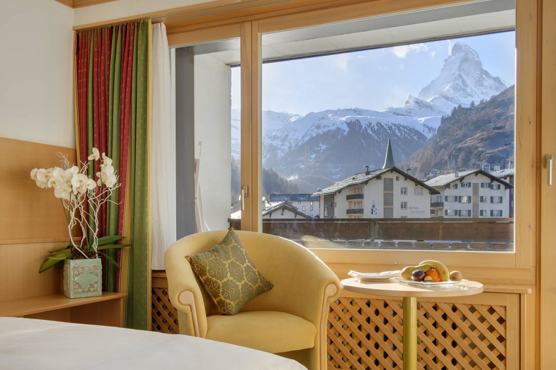 Superior Zimmer mit Matterhornsicht Hotel Metropol & Spa Zermatt