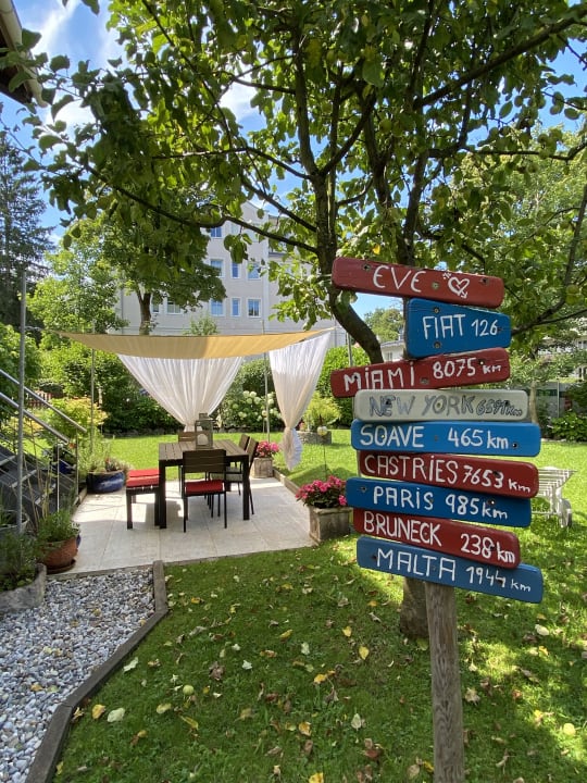 Gartenanlage Landhaus luise fly in & sleep