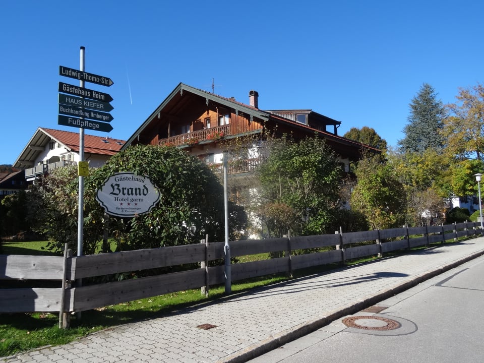 Außenansicht Gästehaus Brand