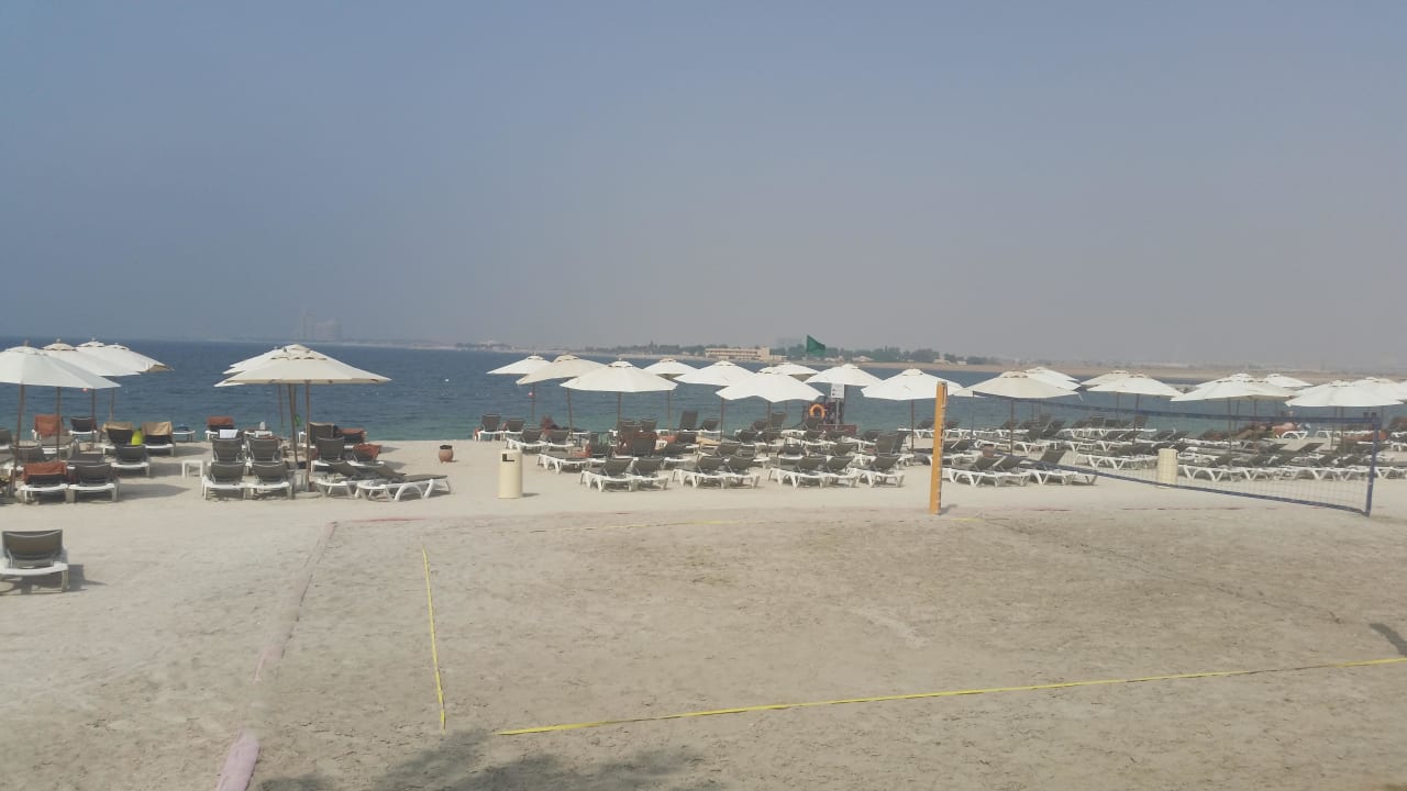 Blick auf den Strand  Rixos Bab Al Bahr