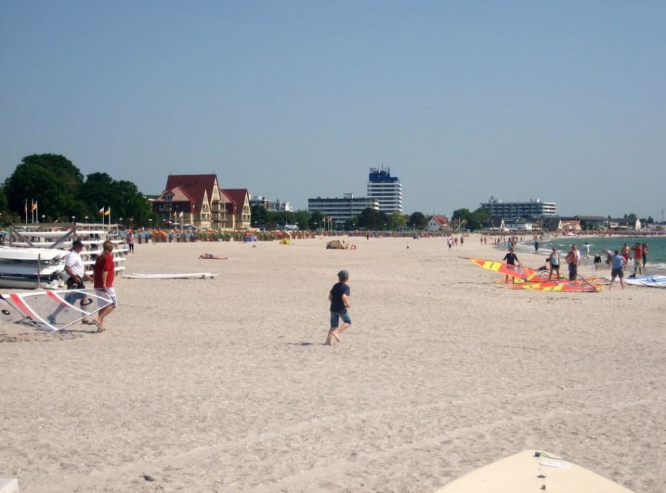 Lage am Strand Strandhotel Grömitz