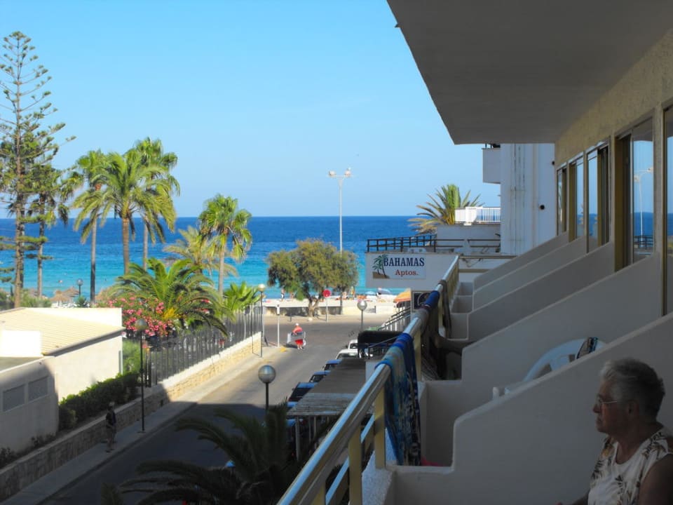 Blick vom Balkon Hotel Biniamar