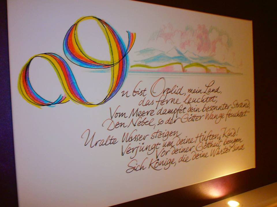 Motiv über Bett Hotel & Restaurant Brunnenstüble