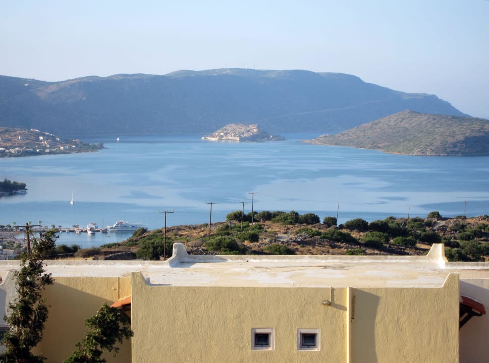Blick auf die "Lepra"-Insel Elounda Residence Resort & Waterpark