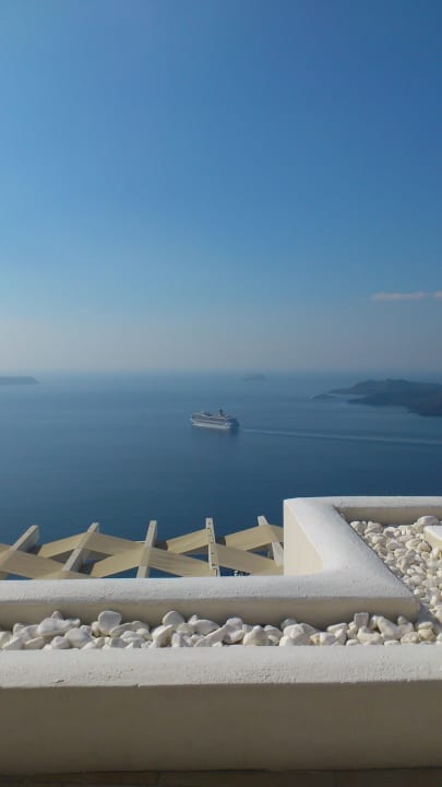 Ausblick auf das Meer Lilium Santorini Hotel