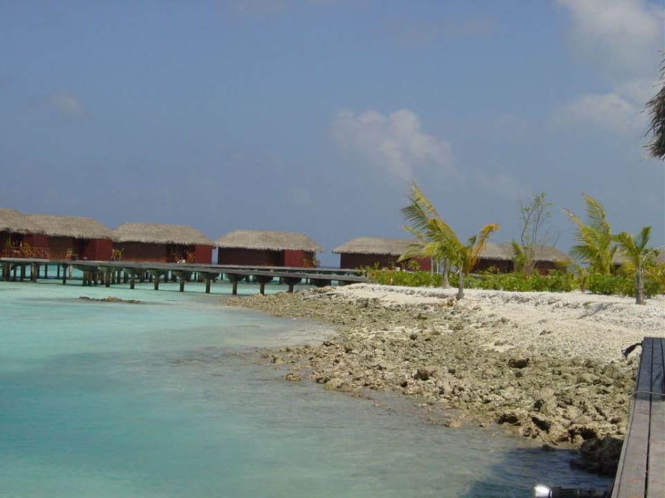 Steinstrand Nähe Wasserbungalows Cinnamon Dhonveli Maldives
