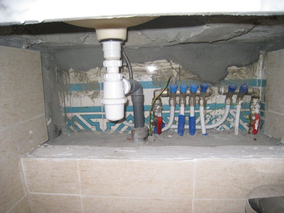 Unter dem Waschbecken El Mouradi Club Kantaoui